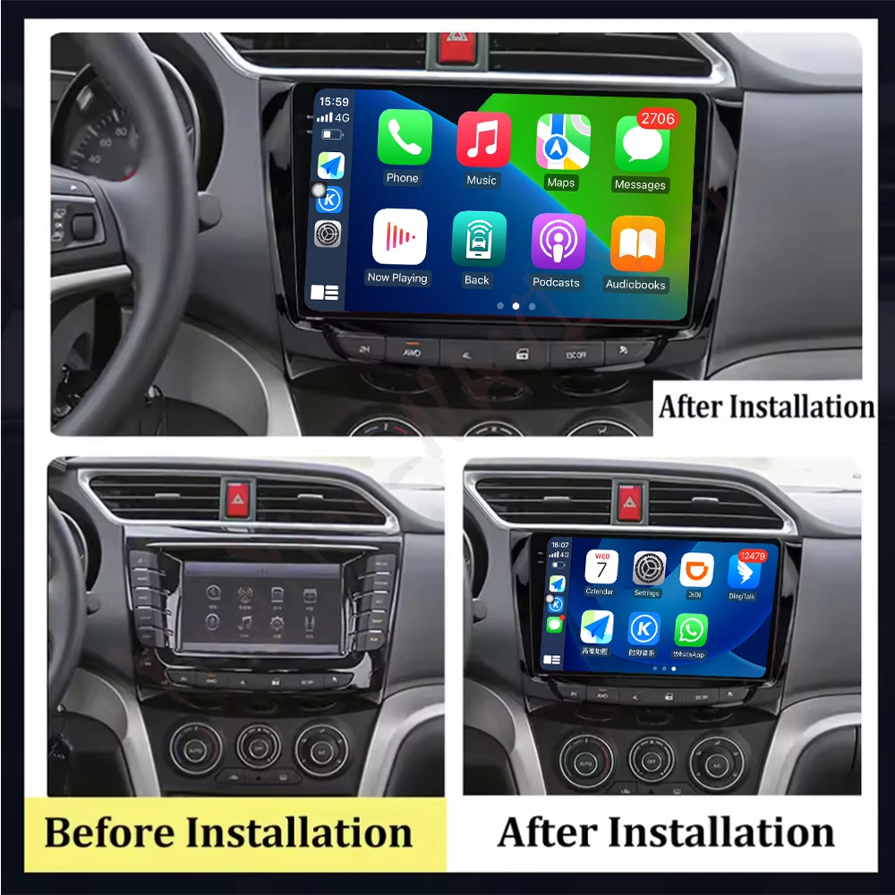 10.1 Inch For Great Wall GWM STEED Wingle 6 2014-2021 Car Radio Auto Carplay Navigation Multimedia Video Player Bluetooth