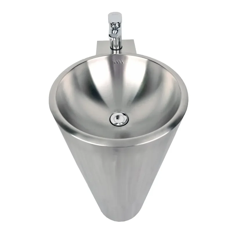 for modern stainless steel base wash basin hand brush sink for commercial hotel villa apartment