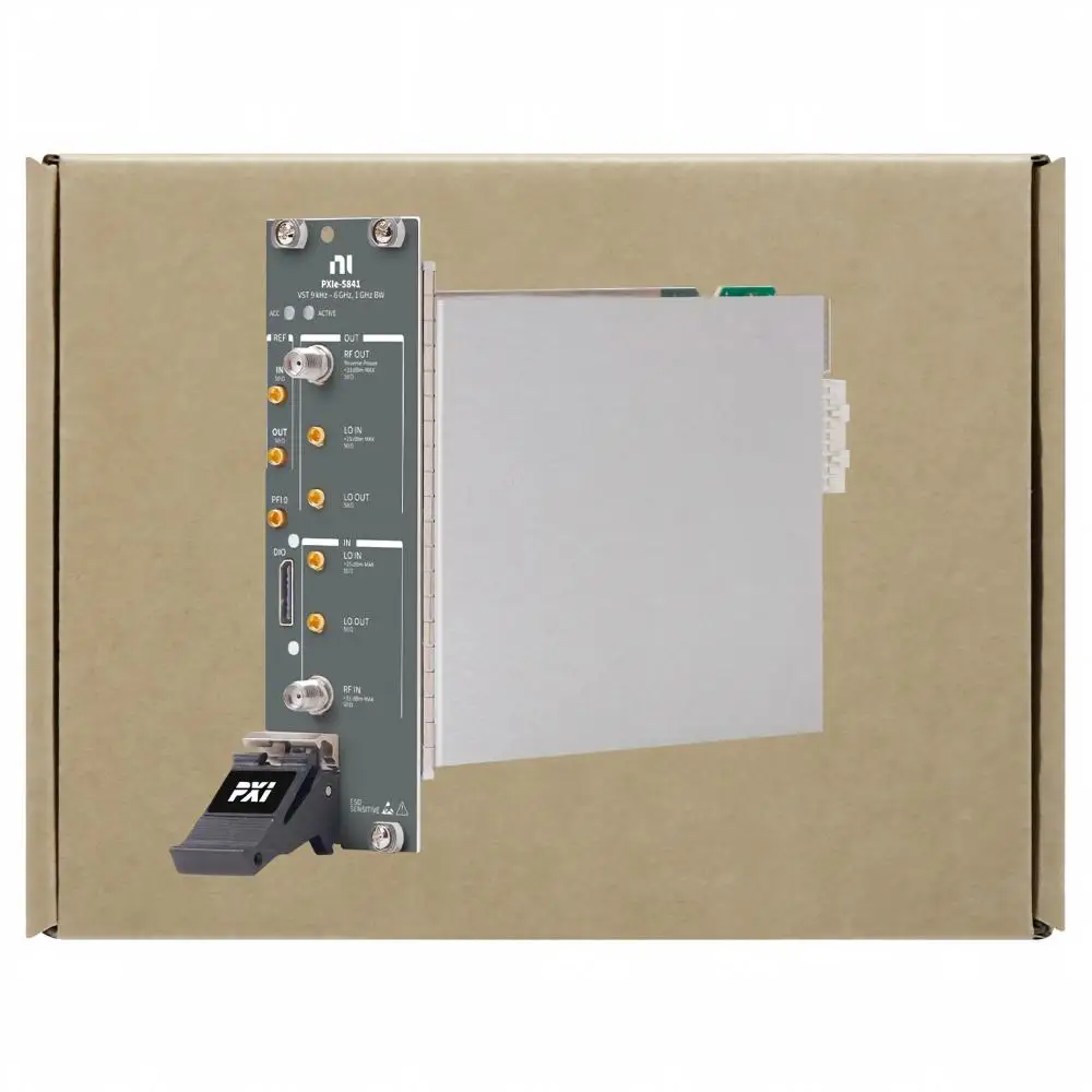 Векторный генератор-анализатор сигналов NI PXIe-5841 6 ГГц/1 ГГц, плата PXI, FPGA, реальное время, от 9 кГц до 6 ГГц, оригинальный, акция