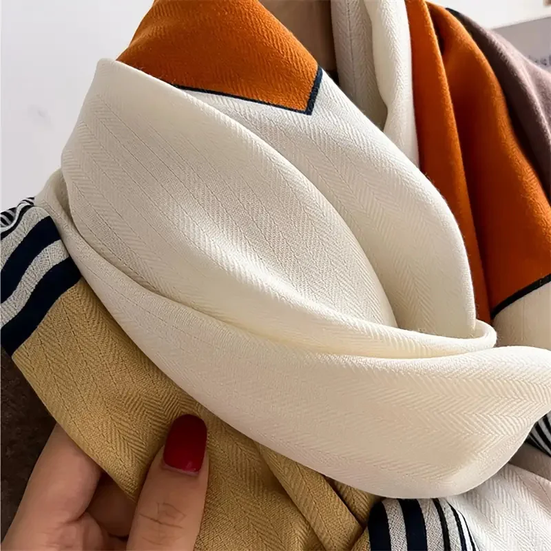 2024 Cotton Linen Fashion Luxury Brand Ladies Women Scarf Female Long Shawl Muslim Hijab Wrap Scarves