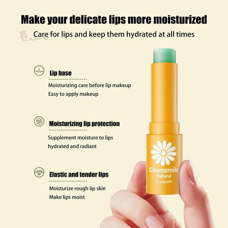 

[TW] Chamomile Lip Balm Moisturizing Anti Cracking Hydrating Repair Nourishing Lipstick Lips Skin Care Products