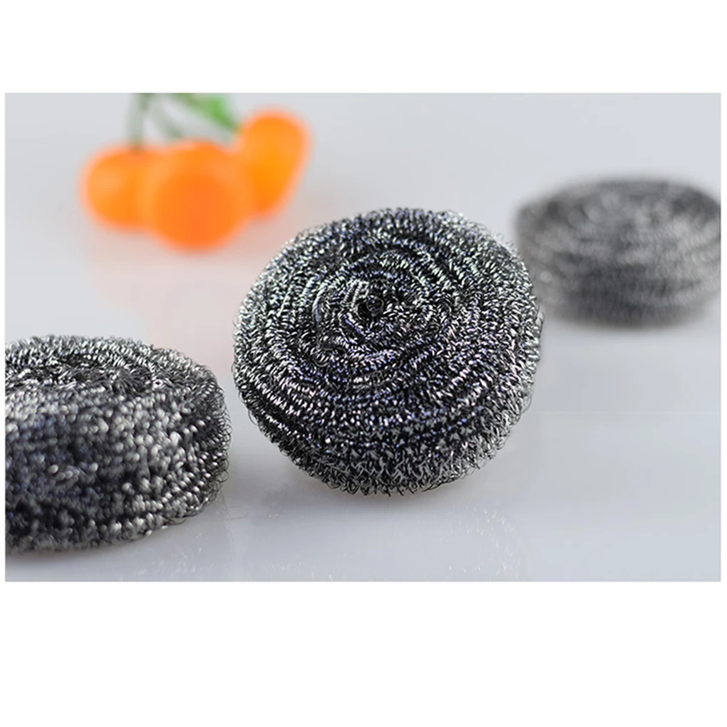 Cleaning Brush Wire Ball Rustproof Household Accessories Multipurpose Stain Catcher Dishes Metal Scourer Home Supplies