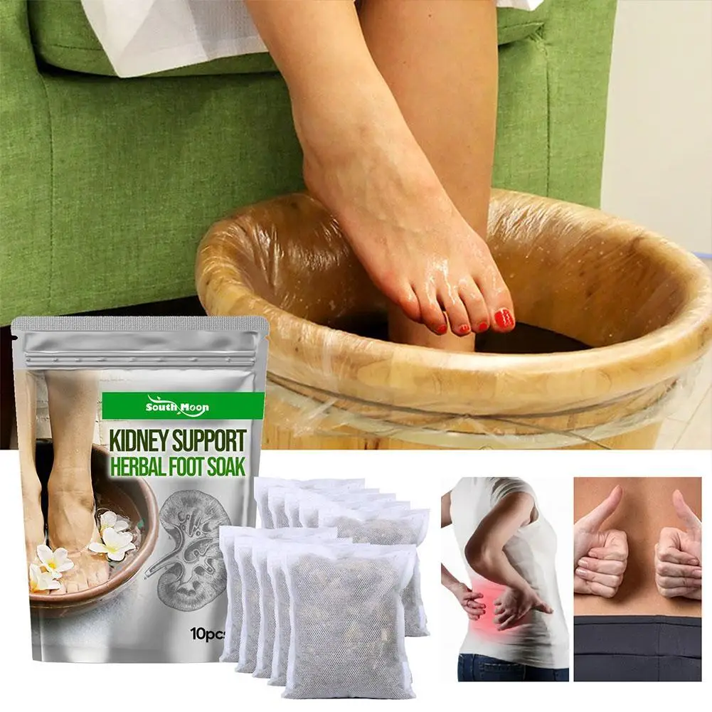 

Detox Foot Soak Herbal Lymphatic Health Promote Blood Circulation Improve Sleep Stress Remove Moisture Kidney Support Foot Bath