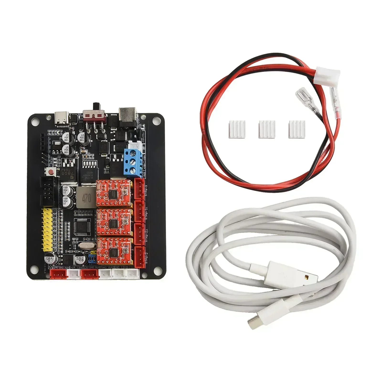Scheda controller professionale GRBL per router CNC Motore passo-passo X/Y/Z Doppio Yaxis con supporto per vari file di lavorazione