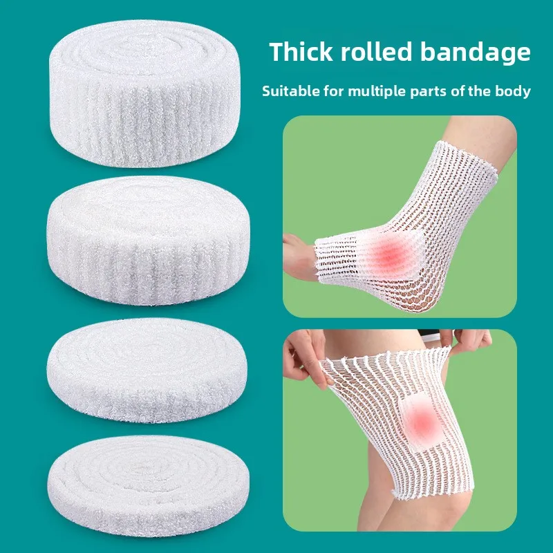 

Breathable Mesh Bandage Sleeve, Elastic Tube Band for Multi-Purpose Fixation, Stretchable Finger & Limb Support, 2m