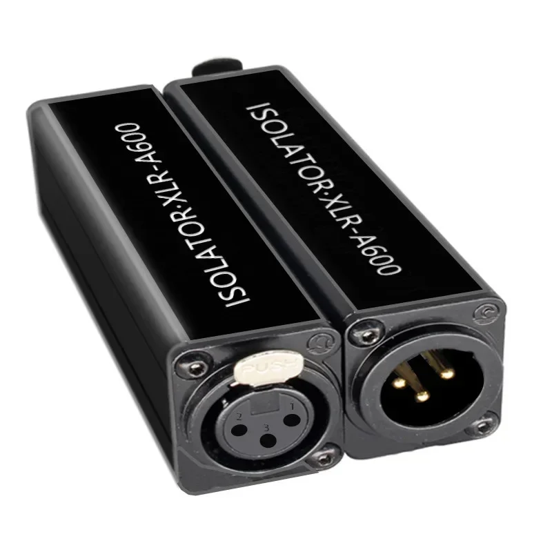 ตัวแยกสายสัญญาณเสียง XLR ขจัดเสียงรบกวน Ground Loop Audio Isolator ช่วยลดเสียงรบกวน