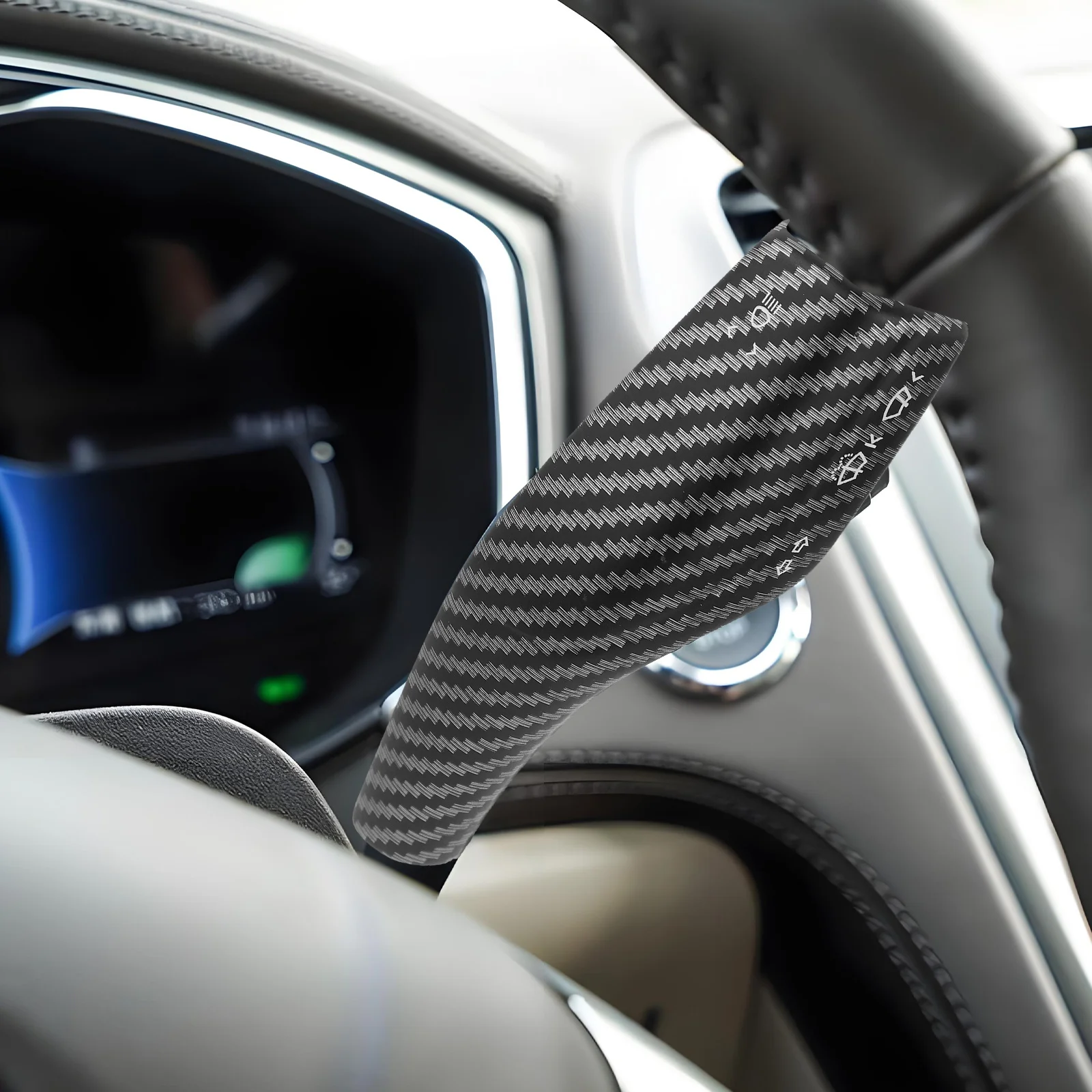 

2Pcs Car Gear Lever Covers Decorative Steering Lever Protection Accessories Shift Paddle Cover Car Interior Decoration