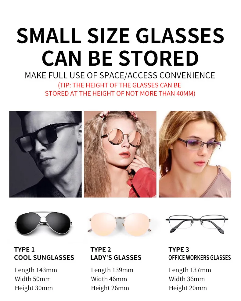 BYD Car Sunglasses Visor Case - Fits Leopard/BAO/Titanium 3 - Image 4