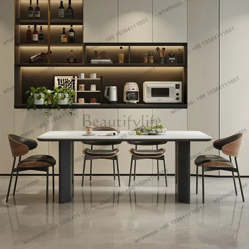 PG Kitchen Style Tables Luxury Tall Keep Nordic Warm Dining Tables Rectangle Modern Tavolo Rotondo Pranzo Dining Room Furniture