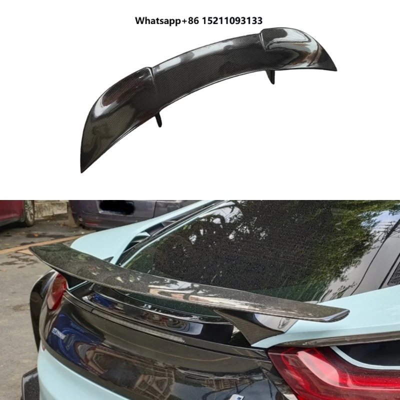 Leichter Heckflügel-Autokit für I8, Verbessertes B-Style Hochwertiger Kohlefaser-Heckspoiler Karosserie-Kit