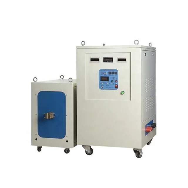 100kw Induction Heating Machine 380v Bar Ring Billet Preheating Forging Steel Pipe Tube Industrial Metal Heating Equipment