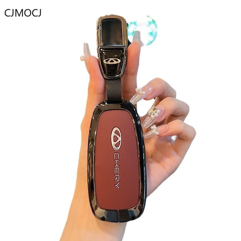

Premium Key Case for Chery Tiggo 8 Plus/Tiggo 9/Explore 06/Fengyun A8/T6/Omoda/Arrizo 5/8 - Protective Cover Keybag Keychain