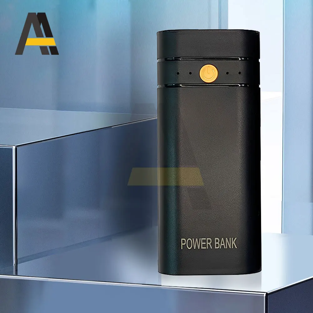 5V 2A 6000mAh 2X 18650 USB Type-C Battery Charger Case DIY Power Bank Box For Phone Electronic Charging Not Including Batteries