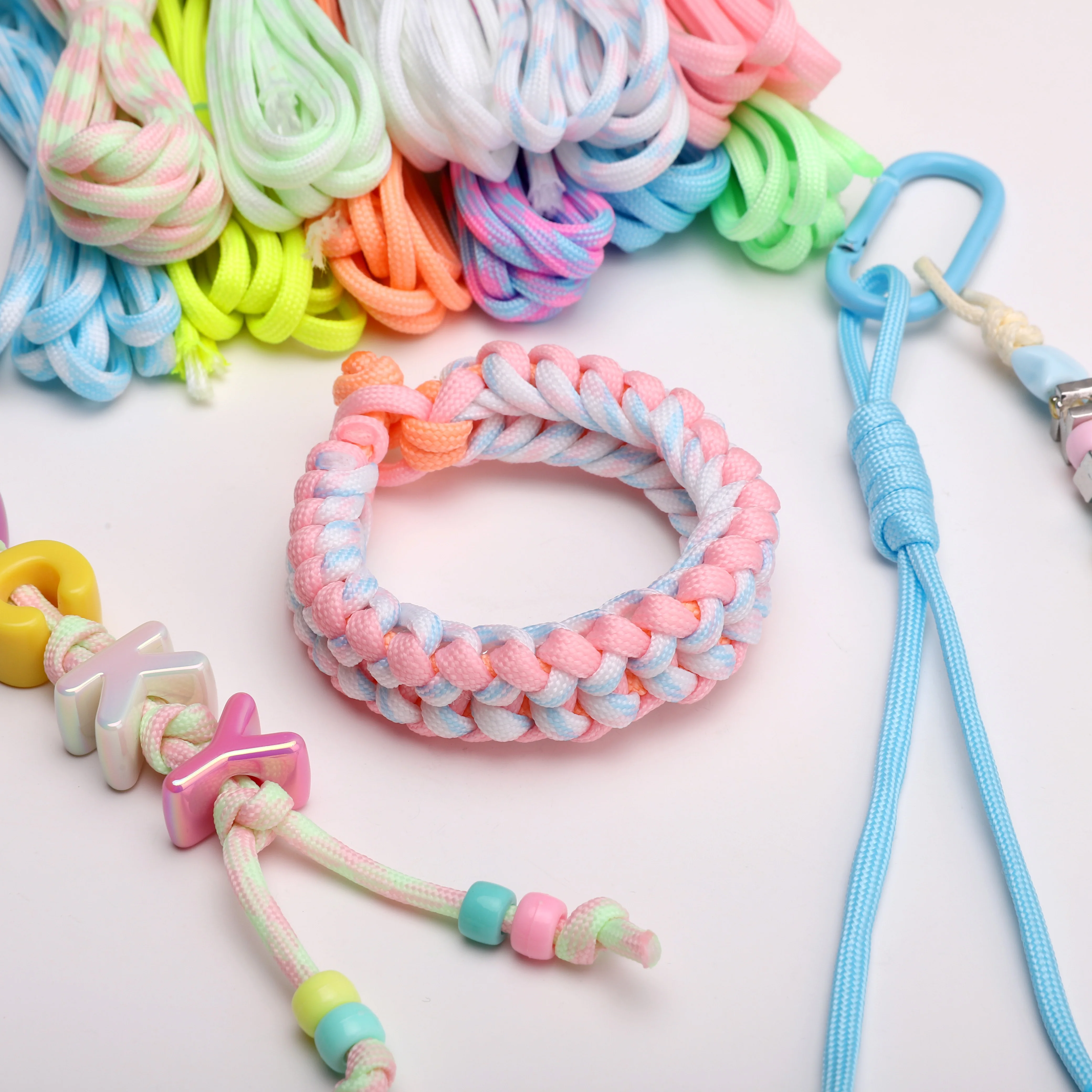 2meters/bag 4mm Simple High-End Nylon 7-Core Luminous Umbrella Rope For DIY Handmade Pendant Bracelet Serial Line Accessories
