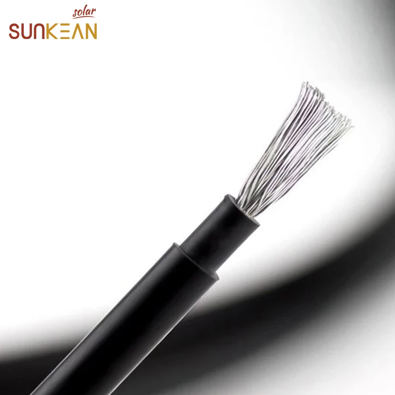 TUV Single Core 4mm 6mm2 Photovoltaic Solar Power Cable 1500V DC for  Energy System