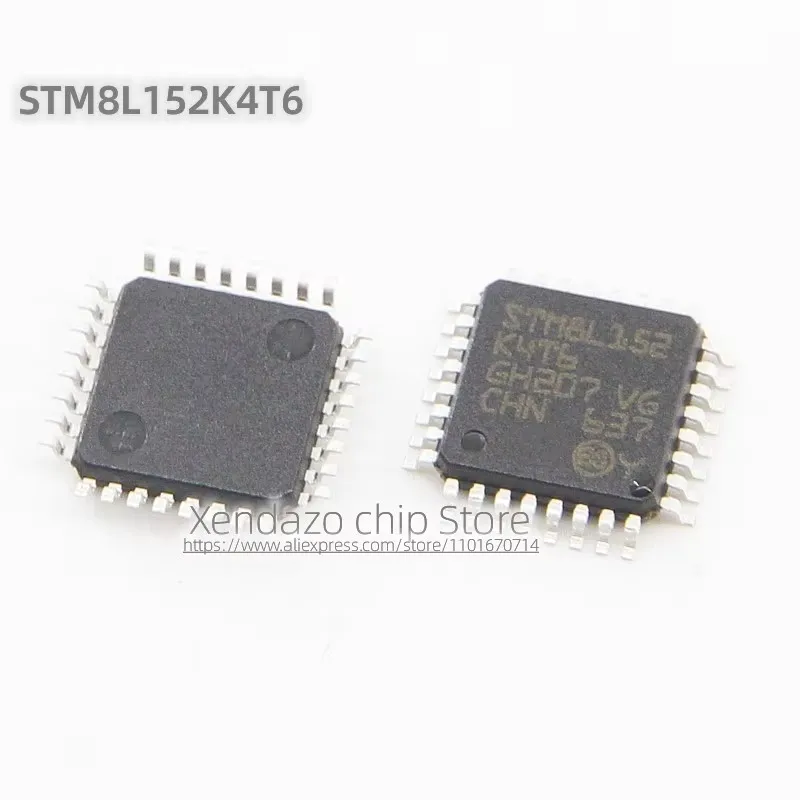 2pcs/lot STM8L152K4T6 STM8L152 K4T6 LQFP-32 package Original genuine 8-bit 16KB embedded microcontroller MCU