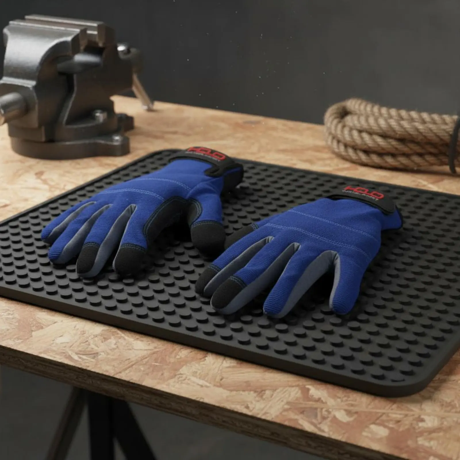 Touchscreen Work Gloves Shock Absorbing Flexible Utility Work Gloves Safety Hand Gear Breathable Abrasion Resistant for Men