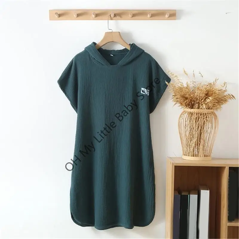 منشفة حمام بغطاء رأس من القطن M76C لعباءة رأس قابلة للتنفس وناعمة ماصة