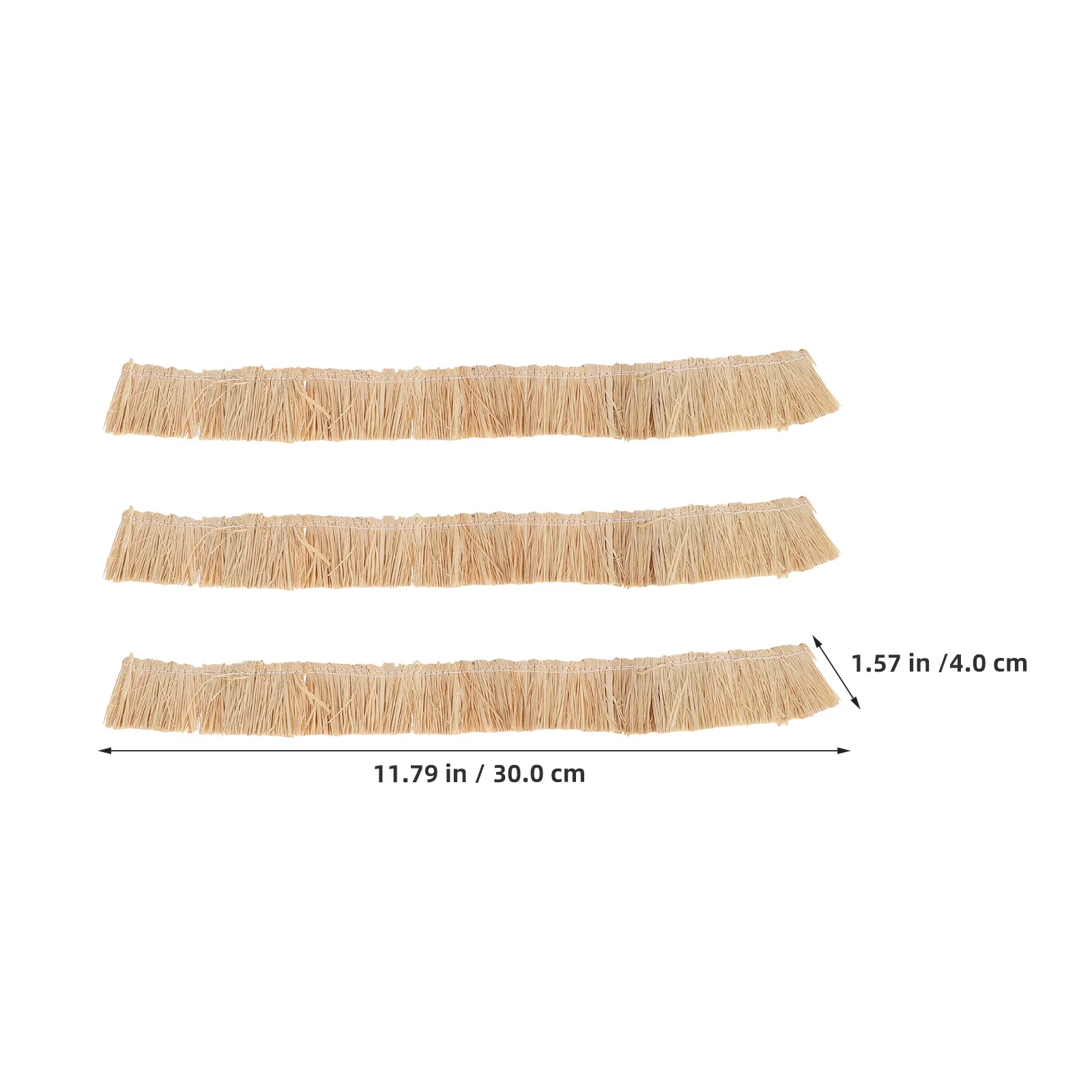 6Pcs Miniature Artificial Thatch: Soft Small Grass Roof Effect for Dollhouse Thatching Fairy Garden Straw Roof Decorative Hay