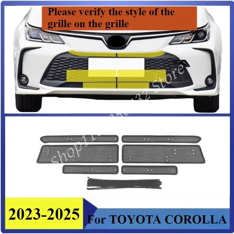 

Insect-proof Air Inlet Protect Cover Airin Insert Net Vent Racing Grill For TOYOTA COROLLA 2023-2025 Filter
