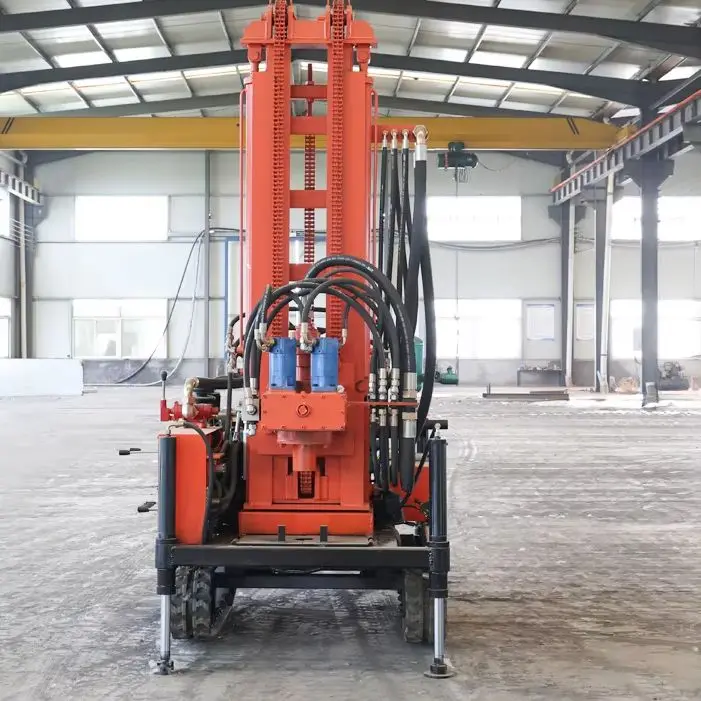 Customized Portable Flexible 200M Deep Bore Highgrade Drilling Gear Water Well Drilling Rig Machine