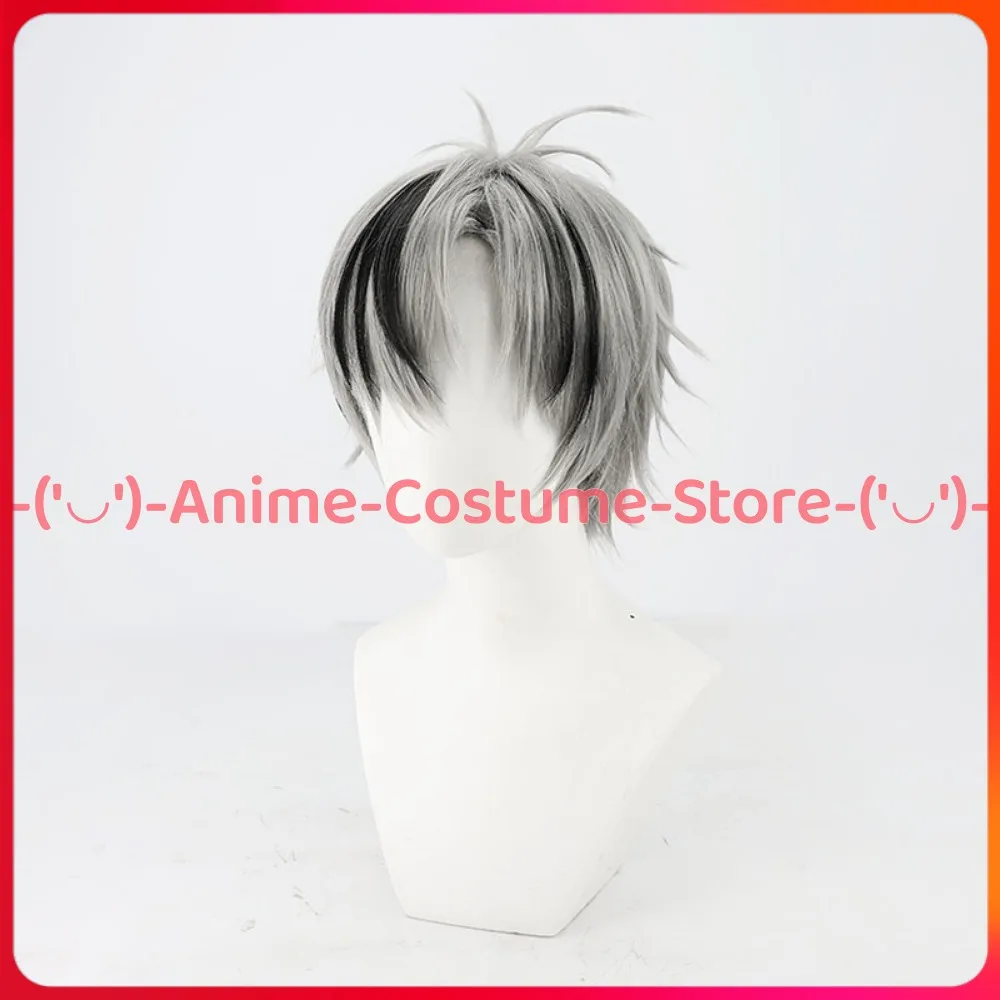 NIJISANJI VTuber Suzuki Masaru Cosplay Wig Anime Character Halloween Carnival Party Costume Wigs Heat Resistant Synthetic Hair