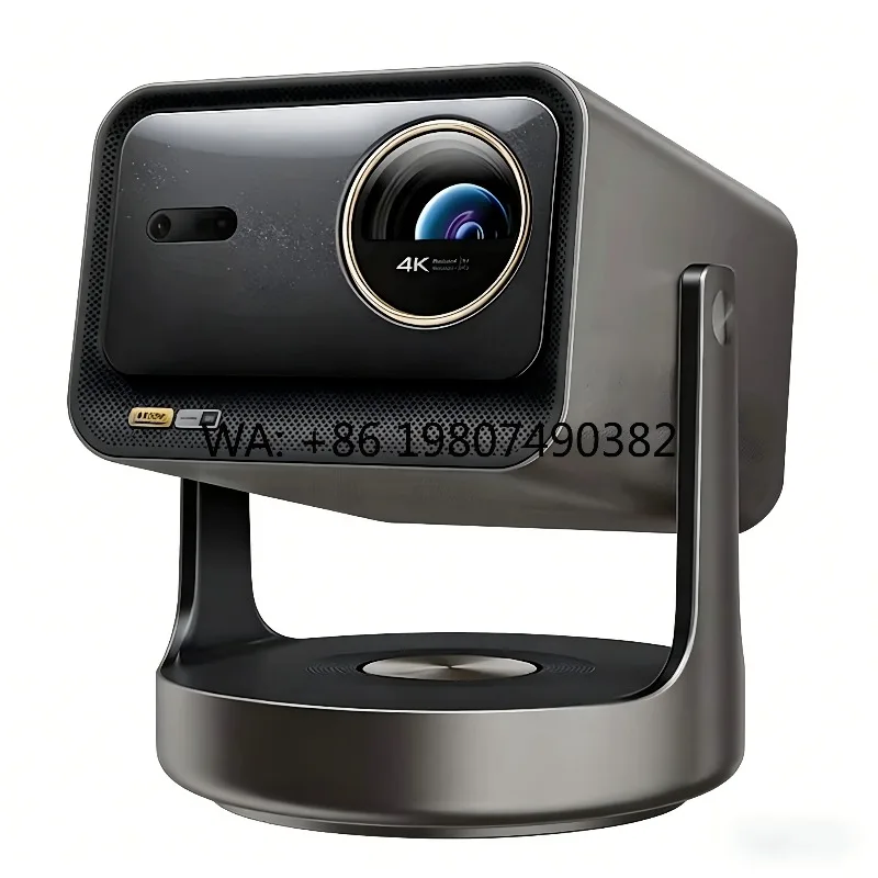 4K Three-Color  Projector, 3200ANSI Brightness, Optical Zoom & 3D, Ultra HD Home Theater