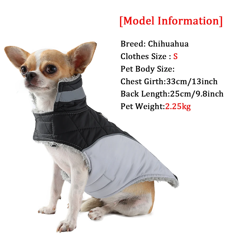 Pet Cat Clothes For Small Medium Cats Dogs Winter Waterproof Coat Reflective Kitten Clothing Warm Fleece Sphynx Jacket Outfits 4