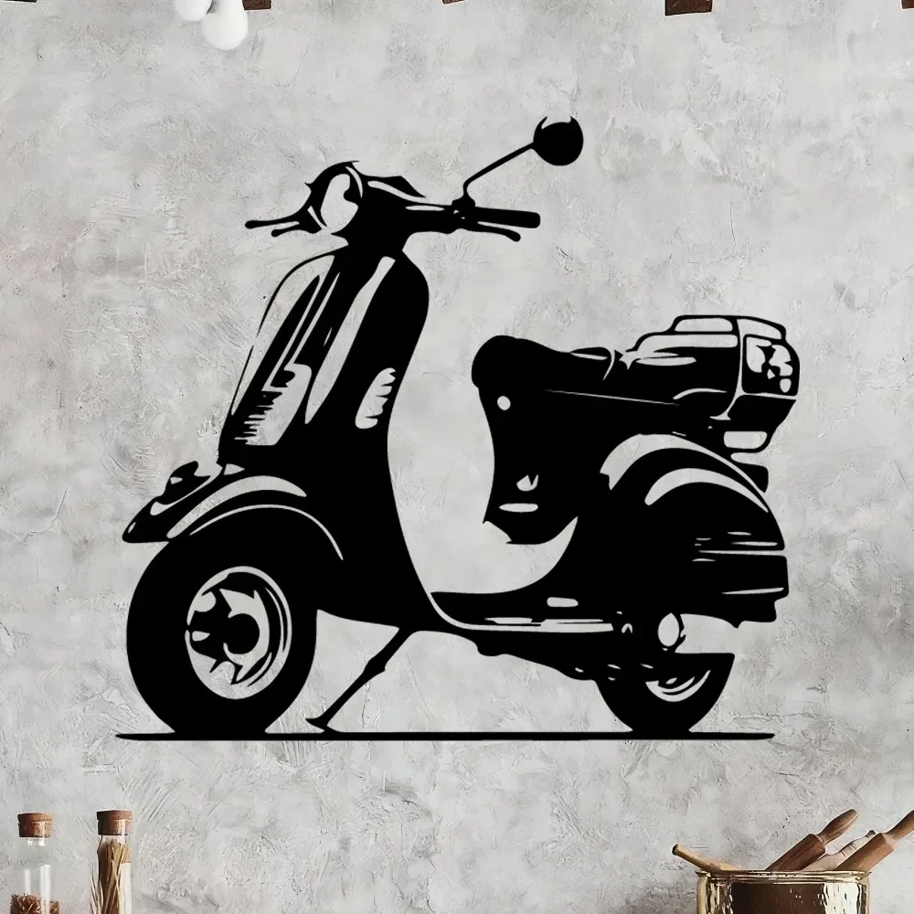 CIFBUY Retro Metal Wall Decor Iron Art Sculpture Durable Motorcycle Enthusiast Gift for Garage Garden Home Hanging Ornament
