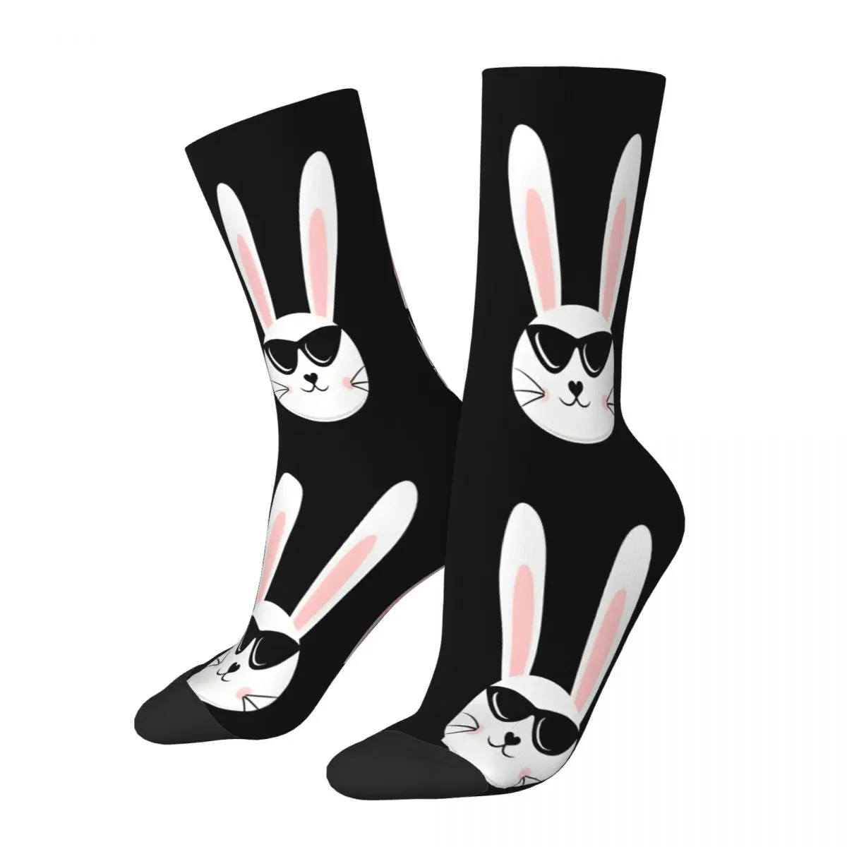 

Bunny Sunglasses Rabbit Socks Male Mens Women Summer Stockings Polyester