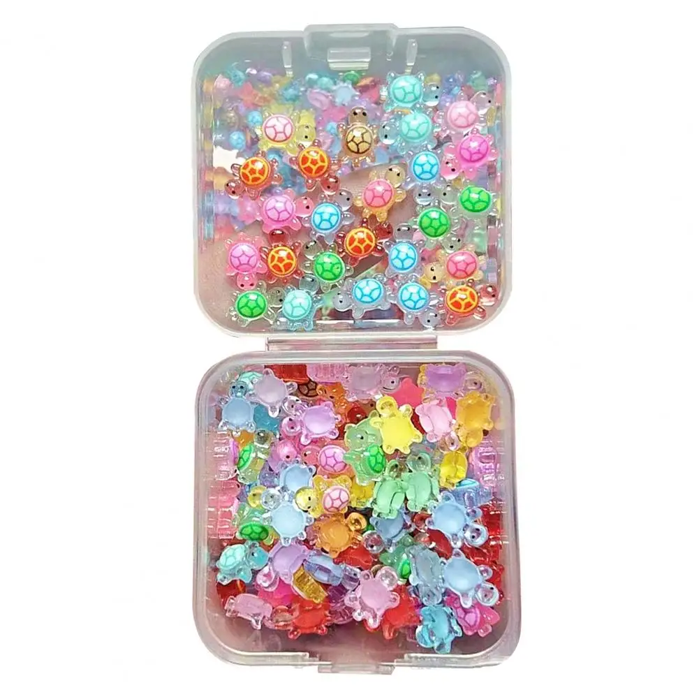 Resin Mini Turtle Figurines 200 Pcs Mini Resin Turtle Figurines Glow Dark Tiny Turtles for Diy Fairy Garden Micro Landscaping