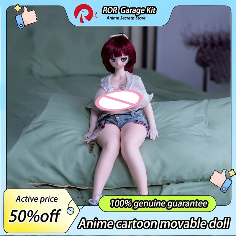 

ROR- Plump 60CM Anime Garage Kit 1/3 Model BJD Moving Doll/resin Head Sculpture/dressing Gift