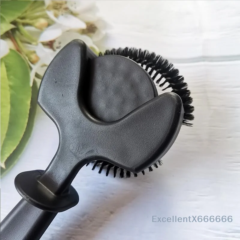 1Pcs Coffee Machine Cleaning Brush Long Handle Nylon Bristles 51mm/58mm