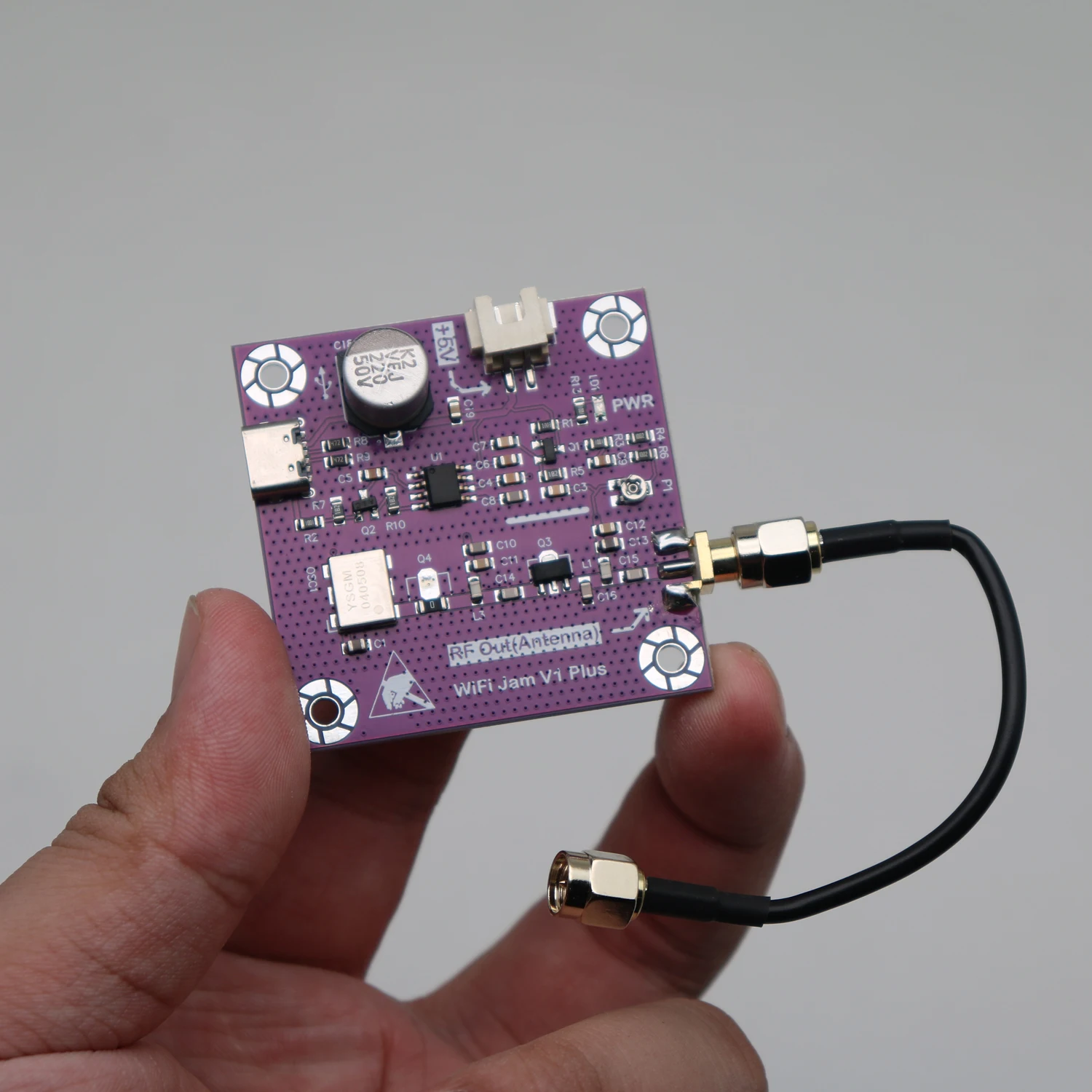 USB VCO Source 433M-5.8G RF Generator Board 868M 915M 2.4G 5.8G for FM Radio WiFi BT Walkie-talkie Wireless Communication Signal