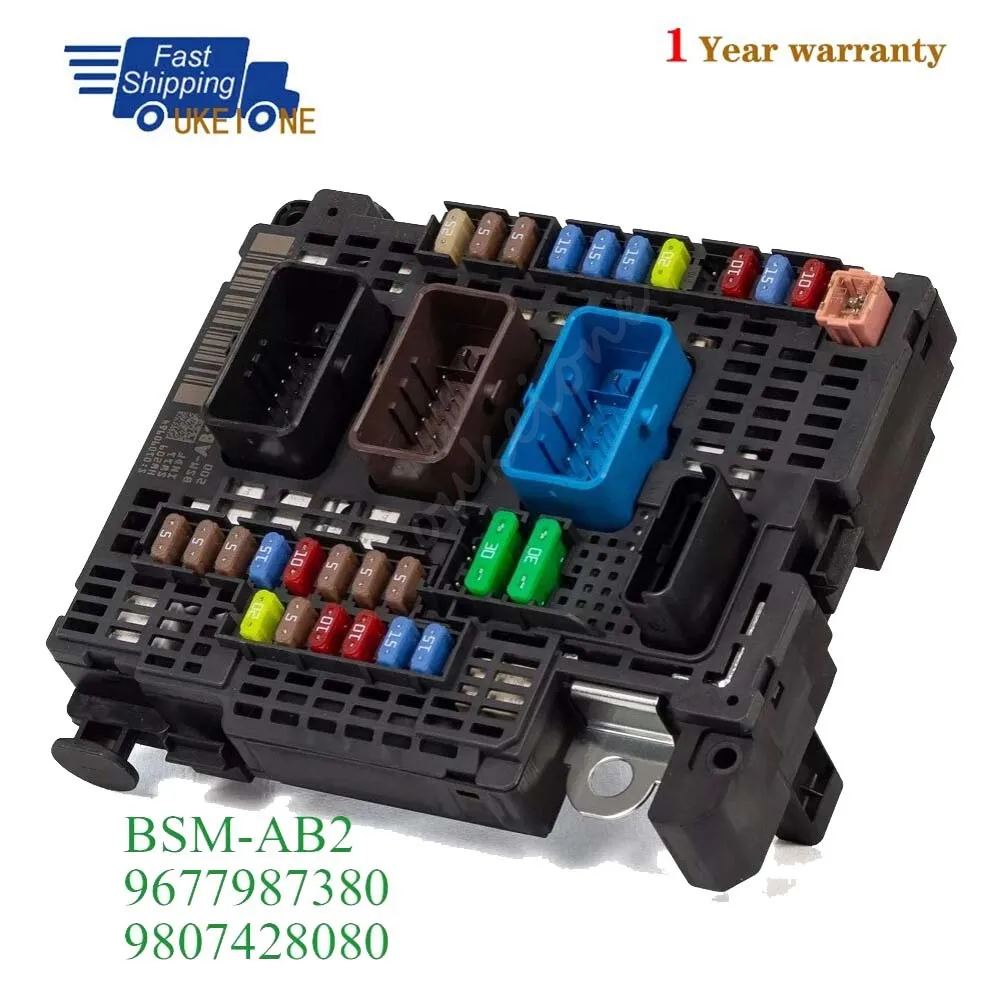 Fit For Citroen C4 Peugeot 508 Electronic Control Engine Fuse Box Assembly BSM DS4 Module 9677987380 9807428080 Car Accessories