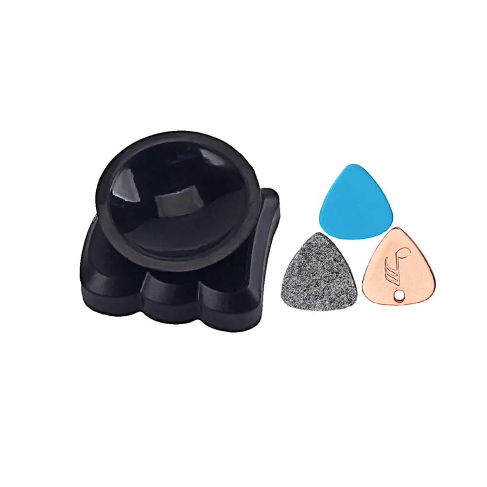 

Guitar Picks Holder 3pcs ABS Picks Anti Skid Acoustic Electric Storage Box Plectrum Case Guitar Tools Instrument Accessories