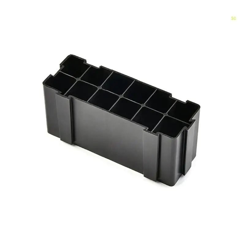 حامل مكتبي 24/12 فتحة فرشاة طلاء القلم حامل مُنظِم تخزين أدوات الطلاء دروبشيب