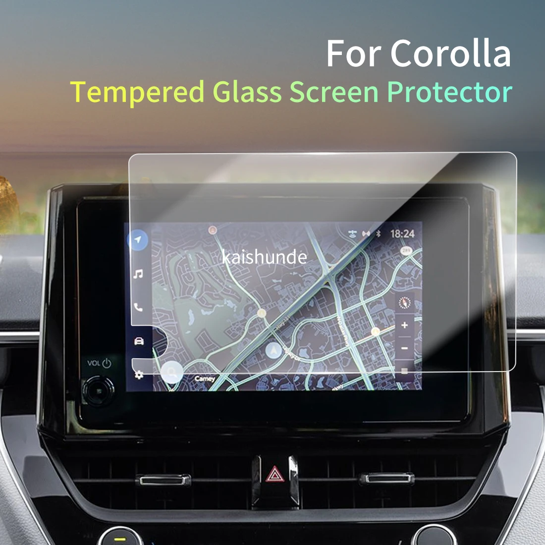 

Car Stickers Meters Protector For25 TOYOTA Corolla Tempered Glass Protective Film Display Navigation Vehicle