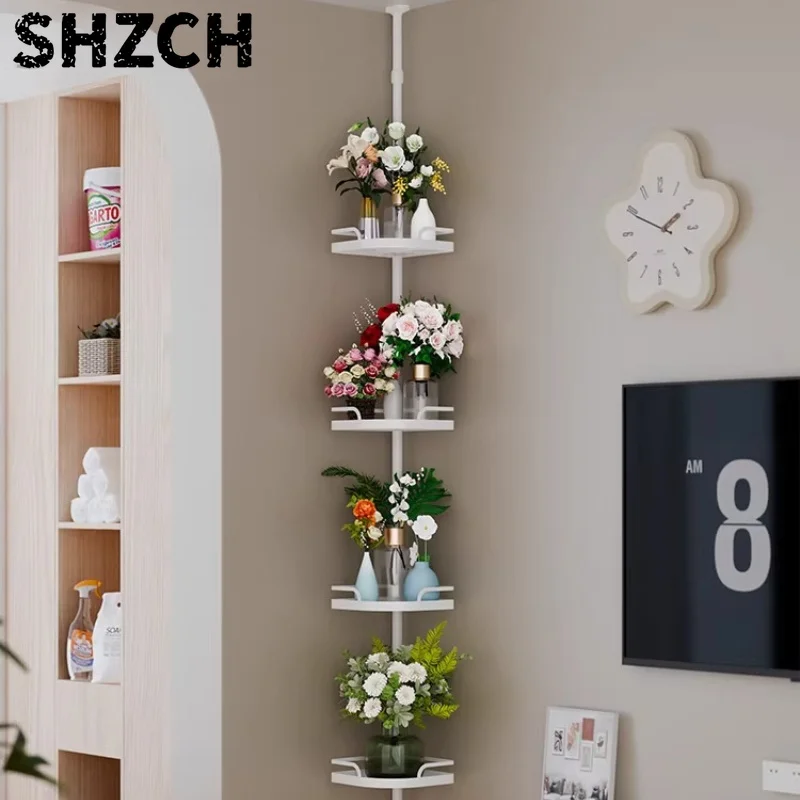 Corner Plant Stand, Multi-Tier Floor Shelf for Living Room Succulents Display, Space-Saving & Decorative Home Decor Accent Piece