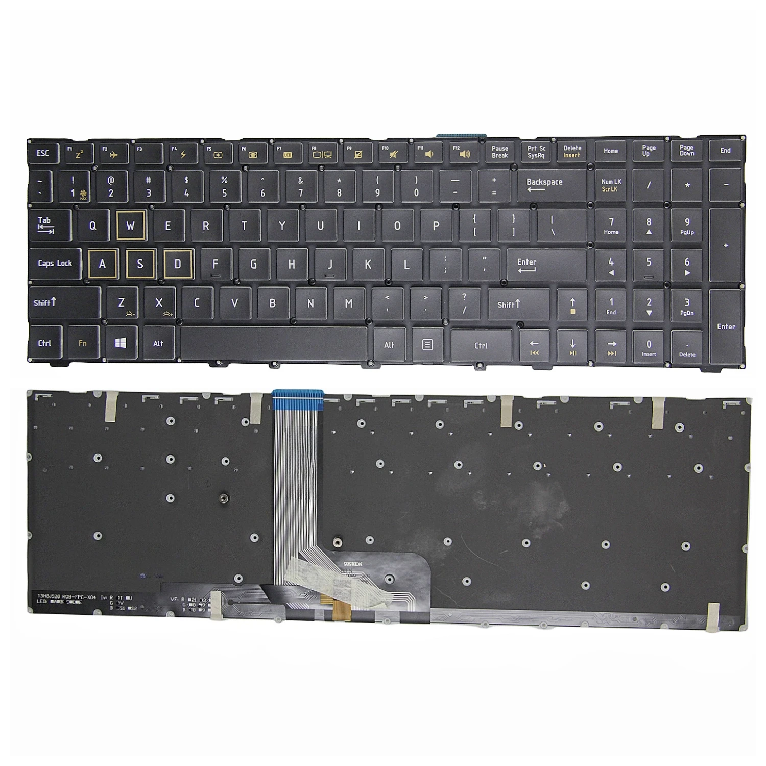 Raytheon 911 Targa T6c X6 Youth Edition F117-S11 Si3 S6 VG65T VR26 Color Light Keyboard with Screw Post