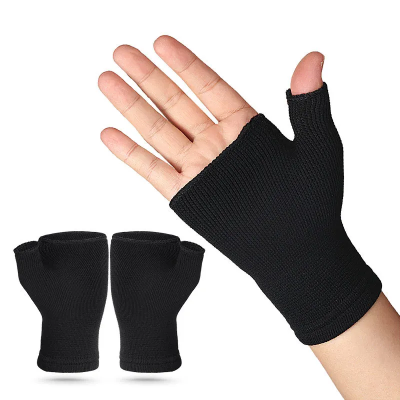 1Pair Wristband Compression Arthritis Gloves Wrist Support Joint Pain Relief Hand Brace Therapy Wristband Palm Hand Thumb Band