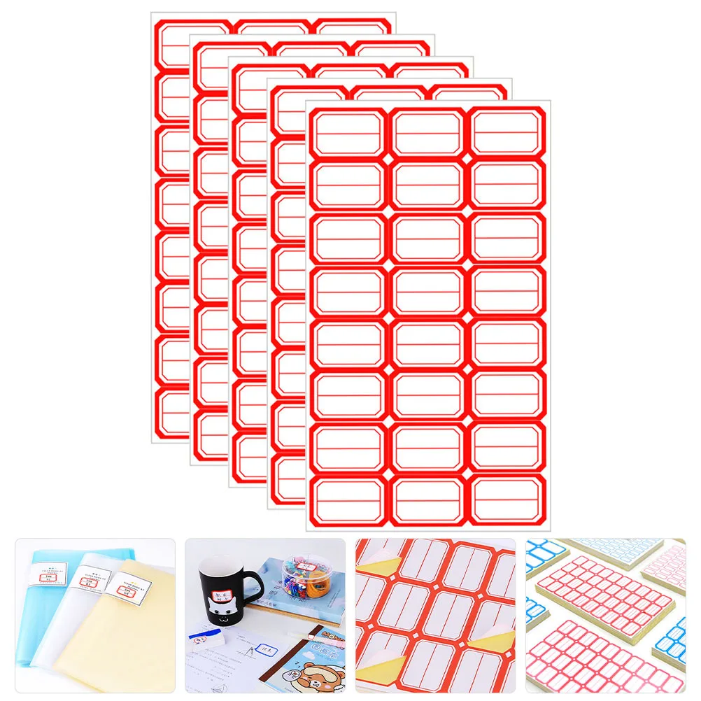 

Waterproof Self-Adhesive Labels Compact Classification Tags For Office Bedroom Organizer Handy Label Stickers