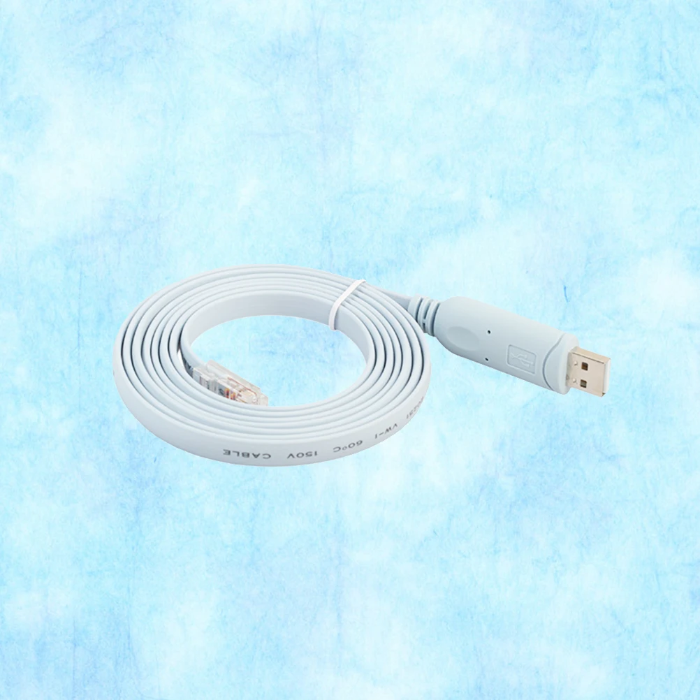 

1.8M USB to RJ 45 Serial Console Cable Network Router USB Configure Cable Line for for Chips