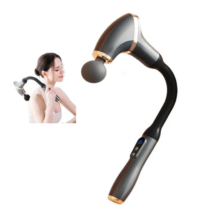 Smart Library Custom Portable Premium U-Shaped Back Upgraded LED Screen Pain Relief Deep Tissue Fascia Massage  With Extended