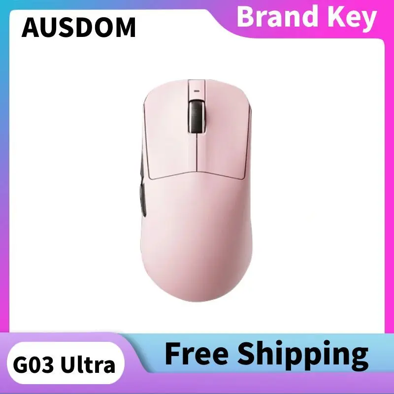 

Ausdom G03pro G03Ultra Беспроводная мышь большого размера 8 кГц AW3395/3950 Sensor36K/42K DPI, игровая мышь Bluetooth с макродефинированием