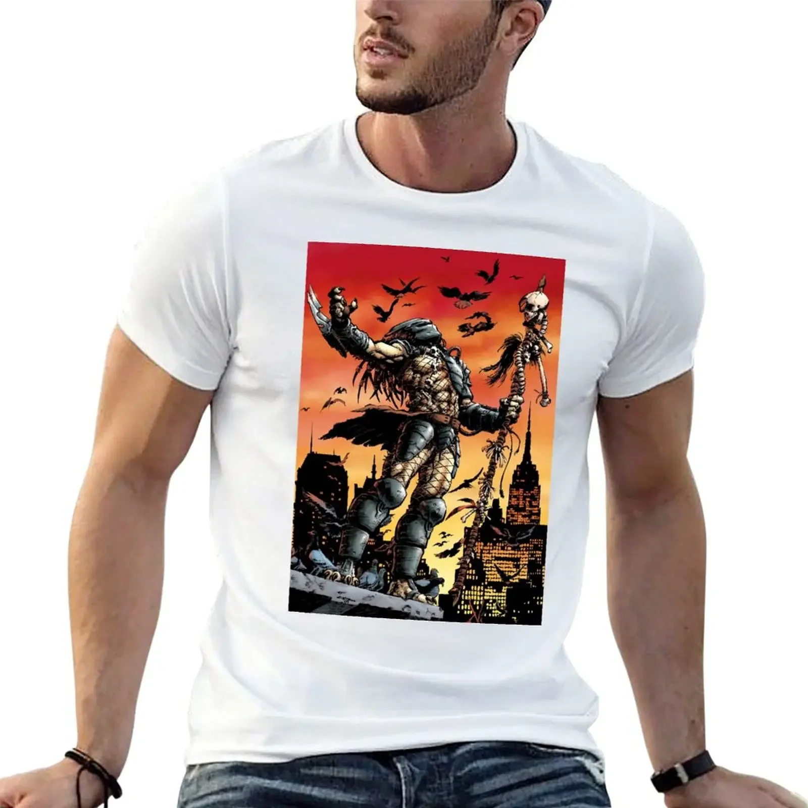 

predator, comic, concrete jungle, yautja, new york, hunt, alien, prey, dark horse, bad blood, honor code, hunters, T-shirt