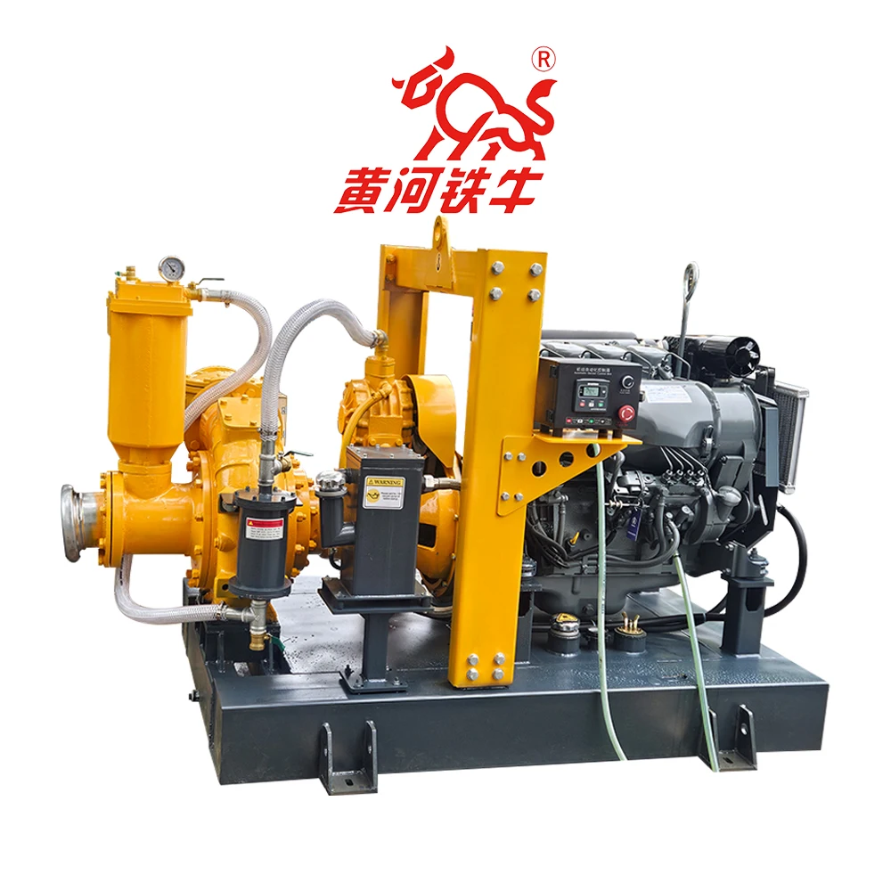 6-inch Best-selling   Engine Water Pump Set, Heat-resistant, Quick Self-priming Horizontal Drainage Pump