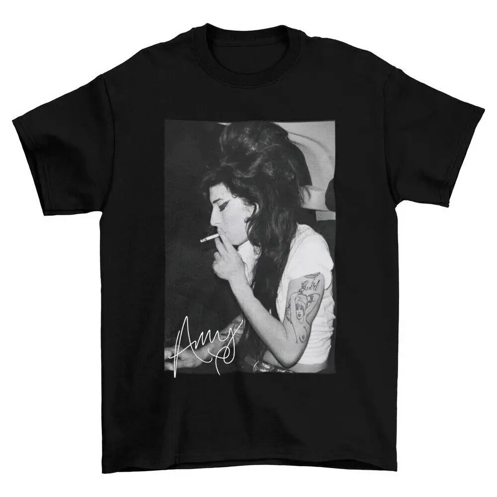 

Hot Smoke Amy Winehouse T-shirt Cotton Unisex All Size Tee Te0834