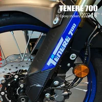 Tenere 700 2023, accesorios, pegatina para guardabarros delantero de motocicleta, pegatina de resina epoxi 3D para Yamaha Tenere 700 2022-2023