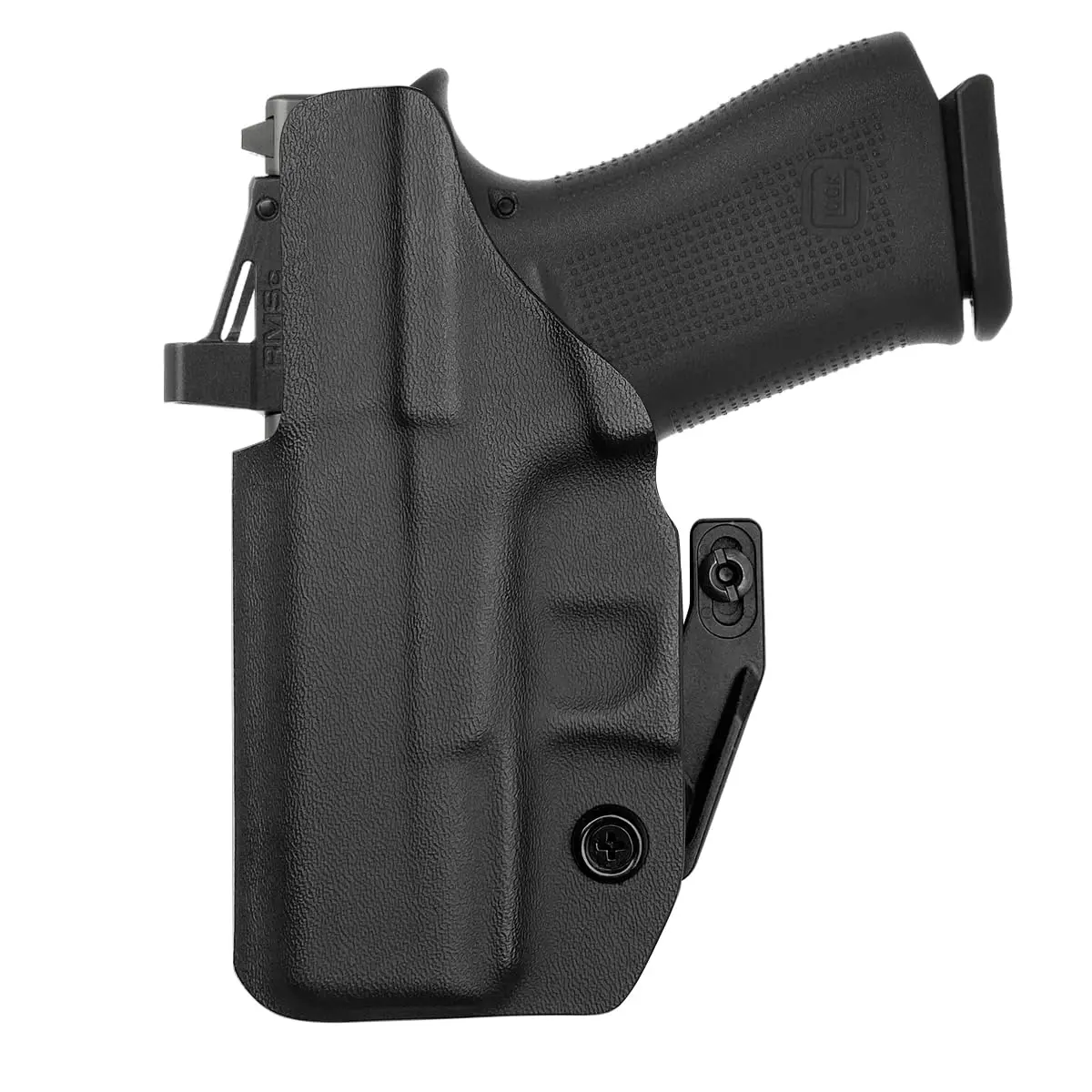 Iwb Kydex Holster Klauw En Optiek Gesneden Pasvorm: Gl 43x Mos-Binnenkant Tailleband Verborgen Draagtas Voor G43x Mos